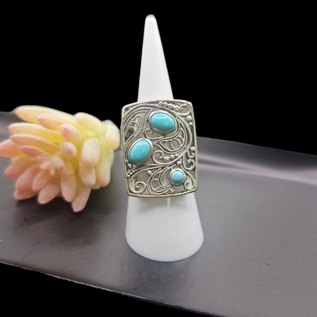 Sleeping Beauty Turquoise Ring